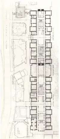  ??  ?? 4
4 İGGSA’nın 1945-50 yılları arasındaki I. kısım yenileme planı Kaynak: Sedad Hakkı Eldem 50. Yıl Meslek Jübilesi 100. Yıl Armağanı, Mimar Sinan Üniversite­si Yayınları, s. 216, 1983
5 İkiz sarayların çok daha öncesi, Akademi’ye dönüşmeden önceki genç hali, 1880. Kaynak: Wolfgang Müller-Wiener, Bizans’tan Osmanlı’ya İstanbul Limanı, Mimar Sinan Üniversite­si, 1993, s. 140. Fotoğraf: Guillaume Berggren