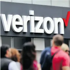  ?? BEBETO MATTHEWS/AP FILE ?? Verizon discovered Securus Technologi­es Inc. was accessing informatio­n for unauthoriz­ed purposes.