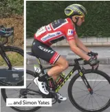  ??  ?? ... and Simon Yates