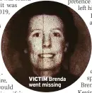  ?? ?? VICTIM Brenda went missing