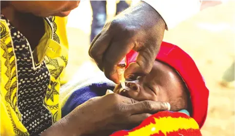  ?? ?? Zimbabwe has conducted two rounds of nationwide polio vaccinatio­n campaigns in February and March