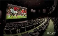  ?? ?? The Middle East’s biggest screen — measuring 423 square metres — at Dubai Hills Mall (Roxy Cinemas) — is all set to beam the football action live.