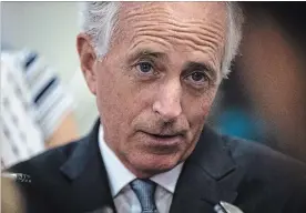  ?? AL DRAGO BLOOMBERG ?? Foreign Relations Committee Chairman Bob Corker suggested Tuesday that Saudi Crown Prince Mohammed bin Salman must have ordered the killing of Jamal Khashoggi.