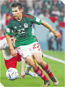  ?? ?? Hirving Lozano podría ser un falso 9 en el próximo duelo.