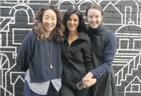  ?? — LEVER RUKHIN ?? Actors Sandra Oh, left, and Shohreh Aghdashloo, middle, bring Ann Marie Fleming’s characters to life in Window Horses.