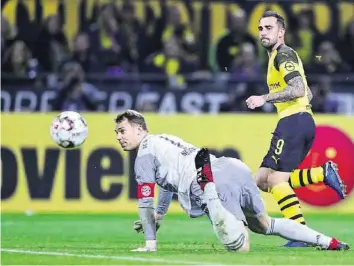  ?? KEYSTONE ?? Paco Alcácer schoss Dortmund in der Hinrunde zum Sieg gegen die Bayern – ob er morgen spielt?