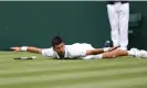  ?? Photograph: Rob Newell/CameraSpor­t/Getty Images ?? Novak Djokovic won Wimbledon in July 2022, one of only two majors he was allowed to compete in.