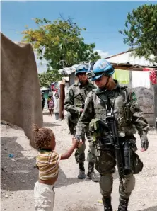  ?? ARCHIVO/ ONU ?? Hay planes de integrar un Cuerpo Policía Fronterizo, con la cooperació­n del gobierno de Canadá y la ayuda de la ONU.