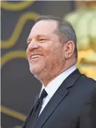  ??  ?? Harvey Weinstein was a kingmaker in Hollywood, a man who could make or break careers. AFP/GETTY IMAGES