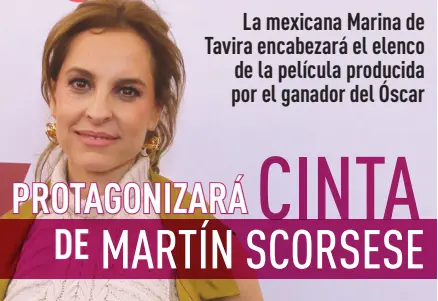  ?? ?? l Marina de Tavira será la estrella de la película ‘El aroma del pasto recién cortado’, dirigida por la argentina Celina Murga.