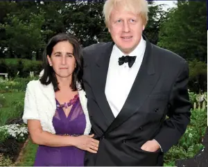  ??  ?? BETRAYED: Boris with second wife Marina Wheeler in 2009