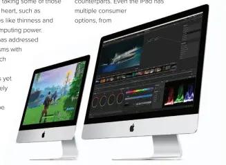  ??  ?? The imac’s design has remained largely unchanged since 2012.