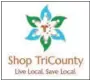  ?? SUBMITTED PHOTO ?? The logo for the new discount card program — Shop TriCounty — unveiled Wednesday by the TriCounty Area Chamber of Commerce. The program will debut in early November.