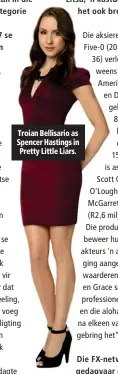  ??  ?? Troian Bellisario as Spencer Hastings in Pretty Little Liars.