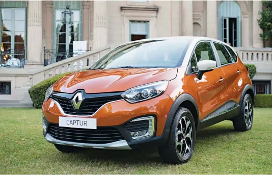  ??  ?? Renault ofrece una amplia diversidad de modelos. Captur es el exponente más reciente. Se comerciali­za desde 422.000 pesos.