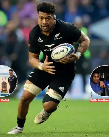  ?? GETTY IMAGES/PHOTOSPORT ?? Ardie Savea has been the standout All Black this season but his ambitions go beyond the playing field.
With brother Julian