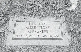  ?? Matthew Tresaugue / Houston Chronicle ?? Texas Alexander’s burial site in northwest Montgomery County will be the second site to receive a historical marker in the area.