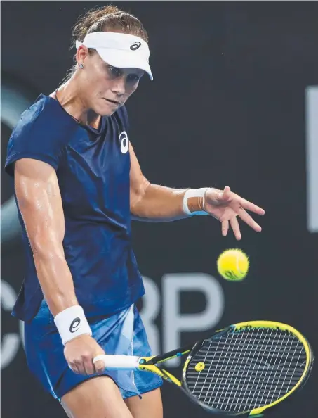  ?? Picture: AAP IMAGE ?? Interest in tennis spikes on the Coast in response to Aussies’ success, such as Sam Stosur’s US Open win in 2011.