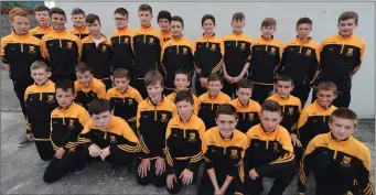  ??  ?? The Clyda Rovers boys team that took part in Féile Peile na nÓg last weekend