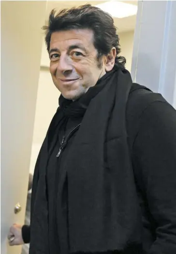  ?? PHOTO D’ARCHIVES, PASCAL HUOT ?? Le chanteur français Patrick Bruel au Centre Vidéotron, à Québec, en avril dernier.