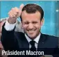  ??  ?? Präsident Macron