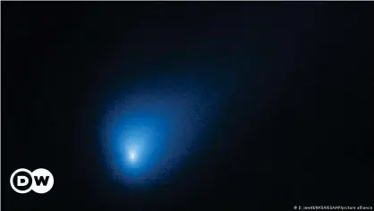  ??  ?? Ilustració­n capturada por la NASA del cometa 2l/Borisov.