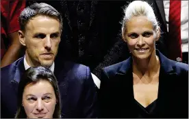  ??  ?? CLASH OF THE TITANS: England manager Phil Neville and Scotland head coach Shelley Kerr learn of their teams being pitched against each other