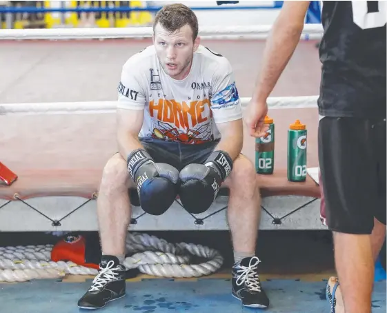  ?? Picture: AAP IMAGE ?? Jeff Horn has been warned to expect his ‘worst nightmare’ in Wednesday night’s WBO welterweig­ht title fight in Brisbane.