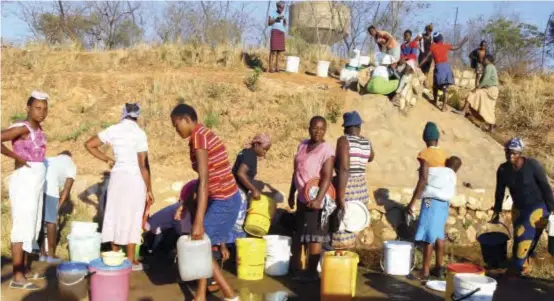  ??  ?? Bulawayo is battling continuous water problems due to increased population growth versus few dams and recurring droughts.