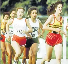  ?? Picture: Suva Marathon/FACEBOOK ?? Donna Cavuilati (784) while representi­ng Fiji.