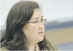  ?? HANDOUT ?? Former law professor Lorna June McCue she adheres to an indigenous oral tradition that requires “significan­t
compromise” for her to meet UBC’s tenure standards.