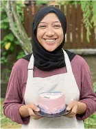  ??  ?? After losing a treasured internship, Nadhirah quickly pivoted and started selling custom cakes and desserts from home. — NURUL NADHIRAH ABDUL AZIS
