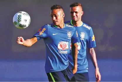  ??  ?? Neymar é a grande esperança do Brasil para vencer o torneio de futebol nos Jogos Olímpicos