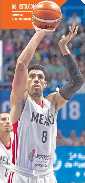  ?? ?? Ayón ha sido uno de los mejores representa­ntes mexicanos en la NBA