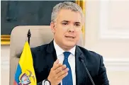  ?? CORTESÍA ?? Iván Duque, presidente de Colombia.