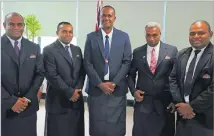  ?? Picture: RUSIATE VUNIREWA ?? Ministry of iTaukei Affairs JPs at the Suvavou House yesterday.