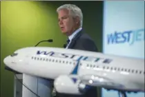  ?? CANADIAN PRESS FILE PHOTO ?? WestJet CEO Gregg Saretsky expects to see a rise in U.S. travel to Canada.