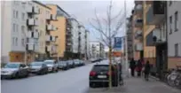  ?? FOTO: LEIF OLDENBURG ?? HOTADE. Rånarna trängde in i en lägenhet på Fridensbor­gsvägen.