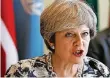  ?? FOTO: REUTERS ?? Theresa May – der Brexit entscheide­t auch über ihre Zukunft.