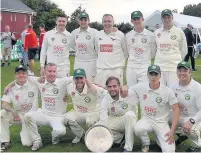  ??  ?? Hawk Green’s T20 final winning team