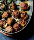  ?? PHOTO COURTESY ALANNA TAYLOR-TOBIN ?? Spiced with cumin, garlic and ginger, these chicken meatballs from Asha Shivakumar’s new “Masala & Meatballs” cookbook (Page Street Publishing Co., 2018) are tender and delicious.