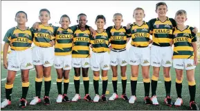  ?? Picture: CellC ?? UP FOR CHALLENGE: A team of young rugby players from various areas in the Western Cape will have the experience of a lifetime when they participat­e in the Sainte Dévote Tournament, a Rugby 7s tournament that will be held in Monaco.