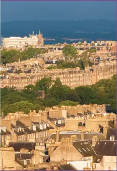  ?? Picture: Getty Images ?? A view over Morningsid­e from the city’s Holyrood Park