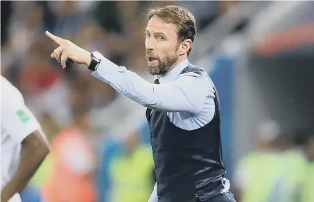  ??  ?? England manager Gareth Southgate has a huge Round of 16 match coming up against Colombia in Moscow on Tuesday night.