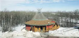  ?? TED RHODES / POSTMEDIA NEWS ?? The spirit lodge at Okimaw Ohci Healing Lodge, a Saskatchew­an women’s prison, where Terri-Lynne McClintic was transferre­d, eight years after killing Tori Stafford, 8.