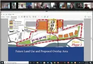  ??  ?? This map shows both Phase 1 and Phase 2 for the Keim Street overlay district.