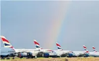  ?? GUILLAUME SOUVANT AFP VIA GETTY IMAGES FILE PHOTO ?? Grounded by the COVID-19 pandemic, tens of thousands of airplanes have been placed in “temporary” storage, often and ominously beside the relics of their dead forbearers.