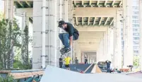  ?? CARLOS OSORIO TORONTO STAR FILE PHOTO ?? Edward Keenan is thankful for the skate loop at the Bentway.