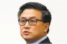  ?? Carlos Avila Gonzalez / The Chronicle ?? John Chiang, state treasurer since 2015 and former state controller