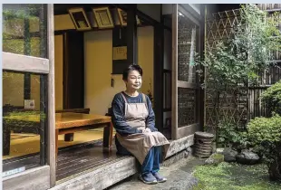  ?? HIROKO MASUIKE NYT ?? Naomi Hasegawa is the operator of Ichiwa in Kyoto, Japan. The mochi seller, and many of Japan’s other centuries-old businesses, have endured by putting tradition and stability over profit and growth.